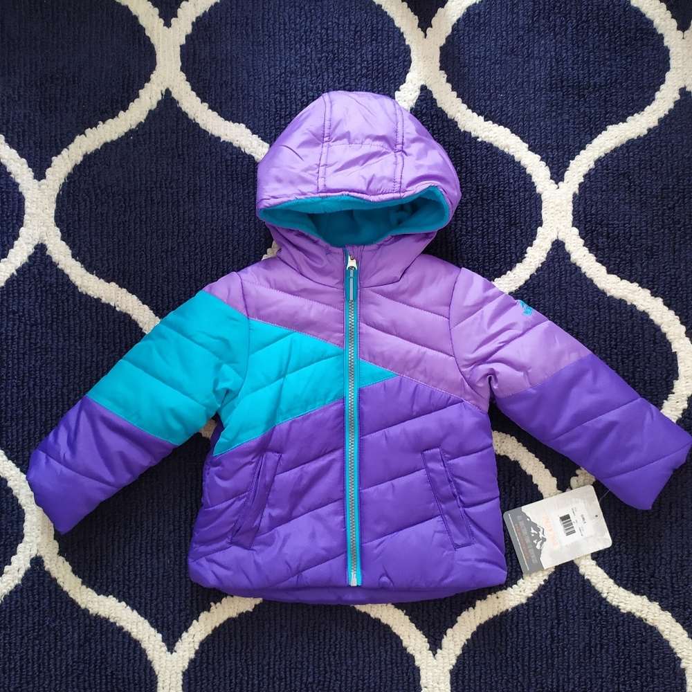 Pacific Trail Girls Color-block Puffer Jac…